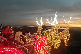 El Pare Noel sobrevola la Vall