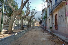 Les obres de Gran Via, aturades fins a finals de mes per falta de material