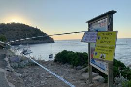 La platja artificial està tancada als banyistes des del passat mes de juliol.