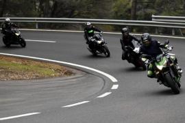 Els motoristes són els habituals protagonistes de les carreres il·legals a la Ma-10.