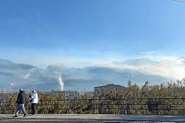Sóller ha registrat alts nivells de contaminació atmosfèrica arran de les cremes.