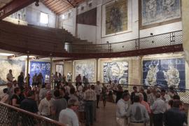 Imatge d’arxiu d’una exposició de Joan Bennàssar al Defensora, a l’any 2017.