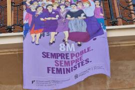 La bandera que penjava avui matí de la balconada.