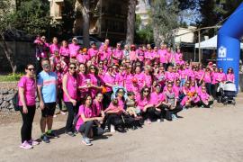 El Port de Sóller es va tenyir ahir al matí de rosa.