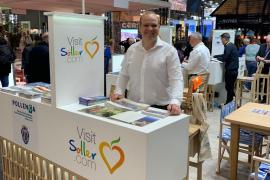 El president, Lluís Rullan a París.