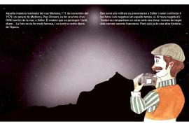 Una de les pàgines il·lustra el moment en què Pep Climent dsipara l'objectiu.