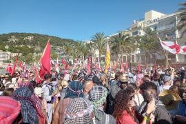 Imatge de la batalla de Ca'n Repic d'ahir capvespre.