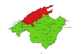 El mapa elaborat per la conselleria de Medi Ambient i Territori.