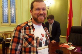 David Abril al Parlament.