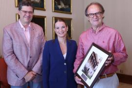 Joan Company destaca davant Prohens la «importància del Conservatori Superior i de l'Orquestra Simfònica»