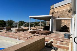 ARCA critica la «invasiva terrassa» que es construeix al Baluard per a un restaurant