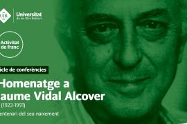 La UIB commemora el centenari del naixement de Jaume Vidal Alcover