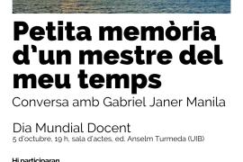 L’STEI Intersindical celebra el Dia Mundial del Docent amb un acte a la UIB
