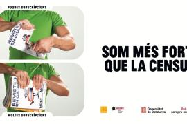 [VÍDEO] Comença la campanya 'Som més fortes que la censura' per a incentivar les subscripcions a revistes en català