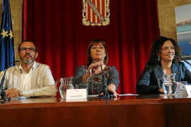 Catalina Cladera, Francina Armengol i Biel Barceló.