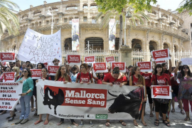 Mallorca Sense Sang es manifesta per exigir que Balears es declari antitaurina.