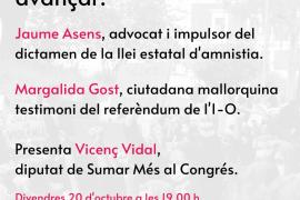 Acte a Palma de Sumar-MÉS per Mallorca a favor de l'amnistia