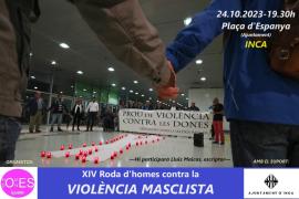 Homes per la Igualtat organitza la XIV Roda d'Homes contra la Violència Masclista a Inca