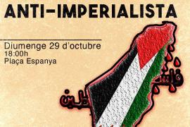 Convoquen una manifestació antiimperialista en defensa de Palestina