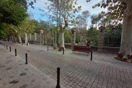 Els jardins de Can canals, a Gran Via.