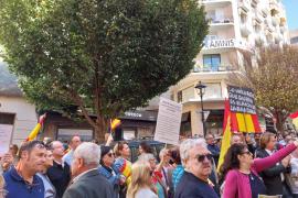 La dreta espanyolista torna a atiar el foc a Palma: «Pedro Sánchez dictador, has venut Espanya!»