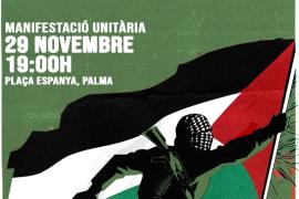 Mobilització a Palma pel Dia Internacional de Solidaritat amb el Poble Palestí