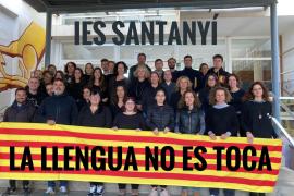 L'IES Santanyí també rebutja la política lingüística de Prohens i reivindica que 'La llengua no es toca'
