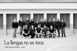 El CEIP Duran Estrany de Llubí també avisa que 'La llengua no es toca'