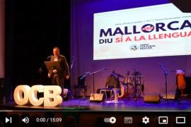 [VÍDEO] Antoni Llabrés (OCB) posa les fites clares a PP-VOX: «Si ens toquen la llengua, ens toquen l'ànima. El nostre compromís és infatigable: sí a la llengua»