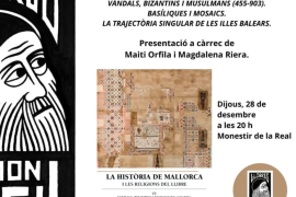 El Monestir de la Real acollirà la presentació del segon volum d'Història de Mallorca i les religions del llibre