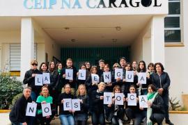 El CEIP Na Caragol, d'Artà, també proclama que «La llengua no es toca»