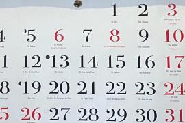 Les Balears gaudiran de dotze dies festius el 2024