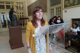 La portaveu de Podem, Laura Camargo.