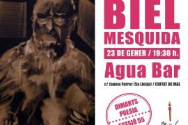 Dimarts de Poesia amb Biel Mesquida a l'Agua Bar