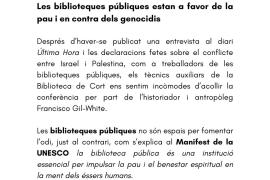 Responsables polítics de l'Ajuntament de Palma censuren un comunicat dels treballadors de la Biblioteca de Cort