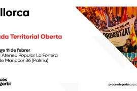 El Procés de Garbí, de la CUP, arriba a Mallorca