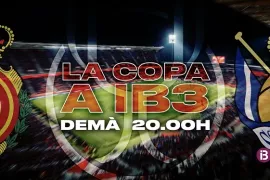 Els espectadors d'IB3 podran veure les semifinals de Copa entre el RCD Mallorca i Reial Societat en català