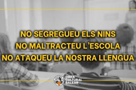 L'OCB afirma que: «Vera continua confonent la comunitat educativa i no concreta com aplicarà el pla de segregació lingüística»