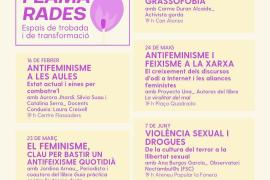 Cartell del cicle 'Flamarades' de l'Assemblea Antipatriarcal de Palma.