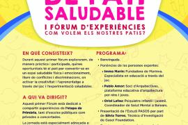 Expertos, docentes y padres participan el sábado en un foro para convertir los recreos en "tiempo saludable"