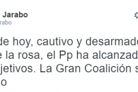 Els partits de les Balears i l'abstenció del PSOE en 7 tuits