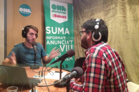 Lluís Apesteguia, al programa d'Ona Mediterrània, avui dematí.