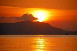 Posta de sol a Mallorca.