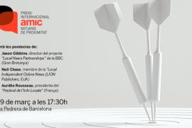 Experts internacionals parlaran de periodisme local en l'entrega del I Premi Internacional Amic