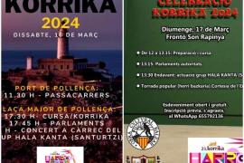 Activitats per a la celebració de la Korrika 2024, aquest cap de setmana, a Pollença i a Palma