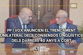 OCB: «Cap agressió a la llengua catalana quedarà sense resposta»