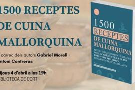 Presentació del llibre '1.500 receptes de cuina mallorquina' a la Biblioteca de Cort