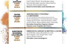 L'Orquestra Simfònica ofereix concerts de cambra a Santanyí, Alaró, Cala Millor i Eivissa