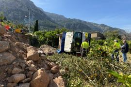 El marge danyat pel camió bolcat costarà 44.000 euros