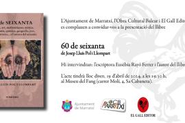 Presentació de ‘60 de seixanta’ de Josep Lluís Pol i Llompart a Marratxí
